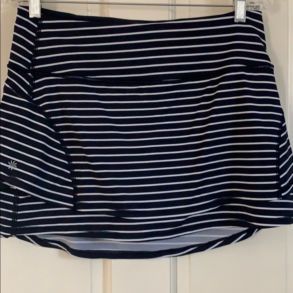 Athleta blue and white skort, sz M